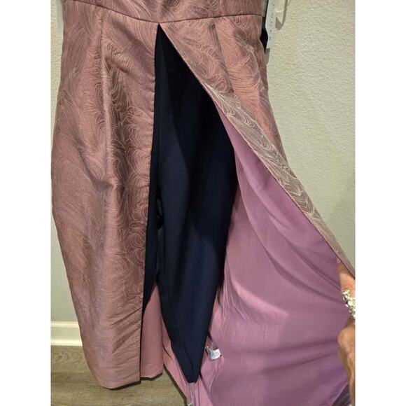 Kay Unger Women's Hazel 14 Multicolor Purple and Blue Walk Thru Jumpsuit - Picture 3 of 11